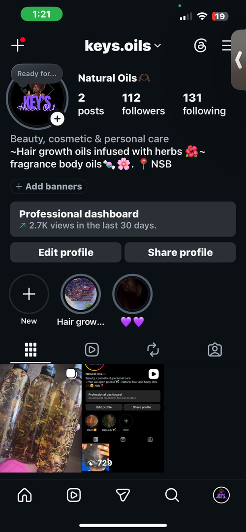 Hair Growth oil